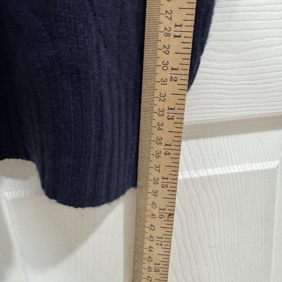 Men’s Polo Ralph Lauren Cable Knit‎ Vest 100% Cashmere XXL 2XL Blue Vneck - Picture 6 of 9